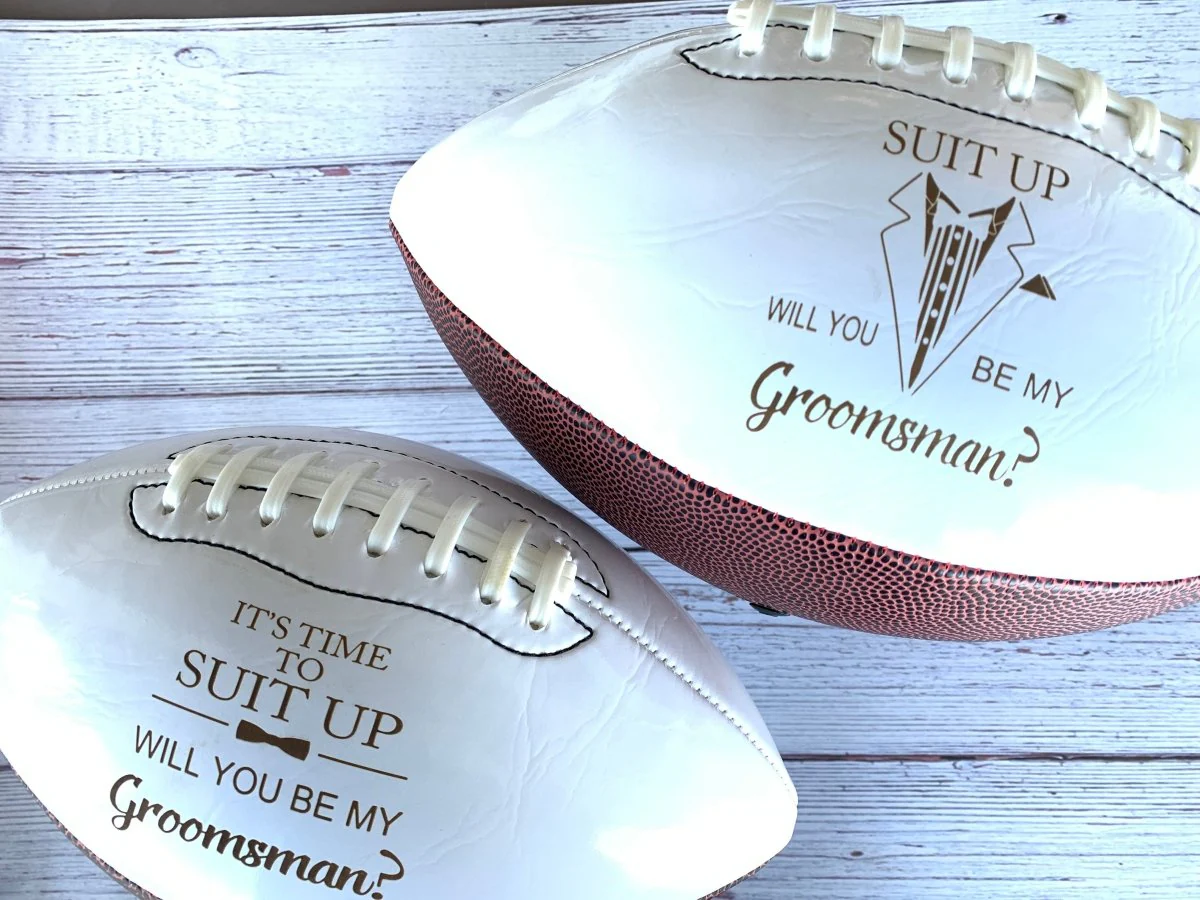 Custom Groomsmen Football Proposal Gift - Image 3